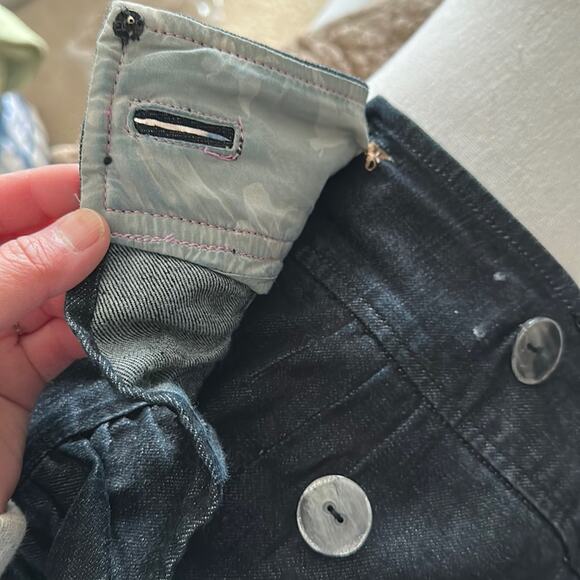 Leifsdottir | Button Up Denim Skirt Size 0 - Picture 4 of 13